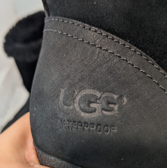 UGG Edelina waterproof suede wedge boots - Picture 13 of 16